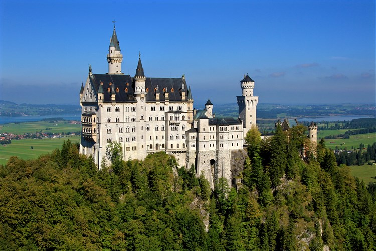 Zámek Neuschwanstein | Pohádkový Neuschwanstein v Algavských Alpách