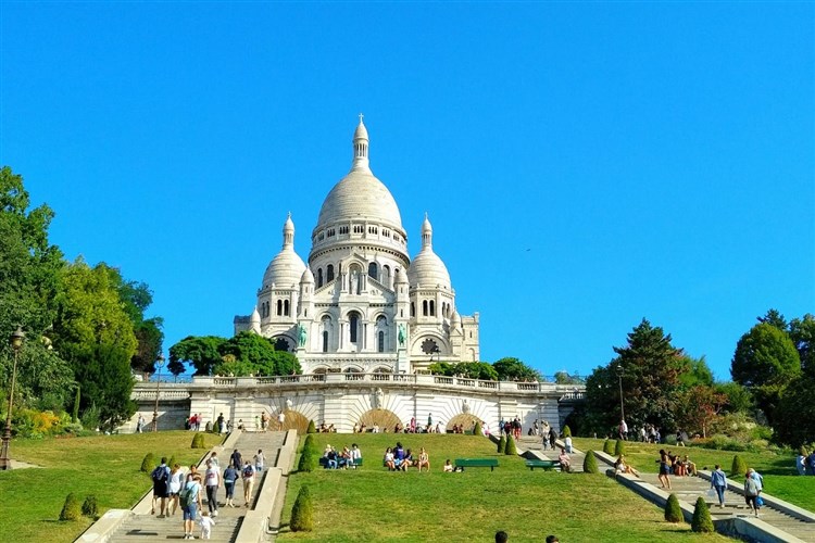 Sacre Coeur | Paříž, dáma na Seině